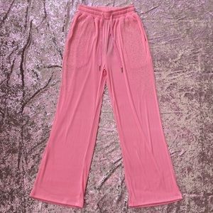 Y2K Barbiecore Bedazzled Cozy Pants
